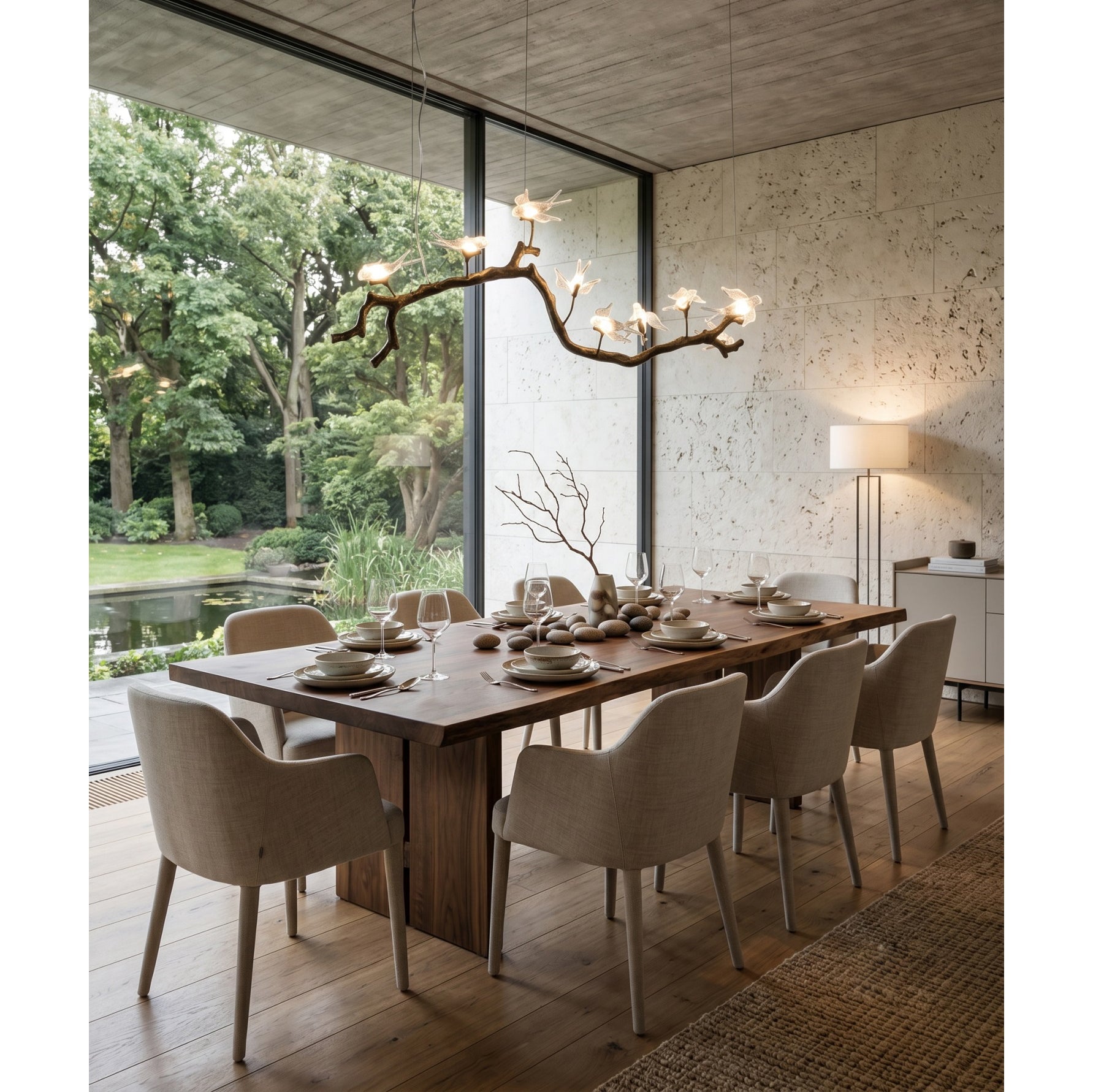 Bird Song Branching Linear Chandelier