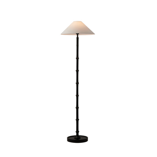 Black Bamboo Floor Lamp