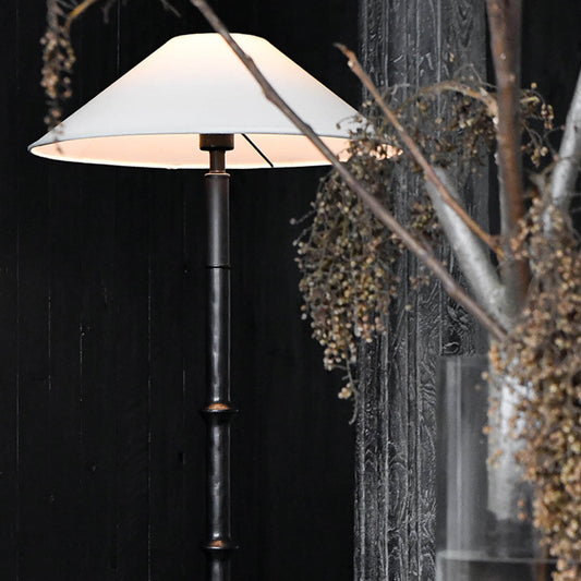 Lampadaire en Bambou Noir