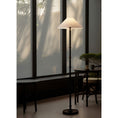 Load image into Gallery viewer, Black Bamboo Floor Lamp
