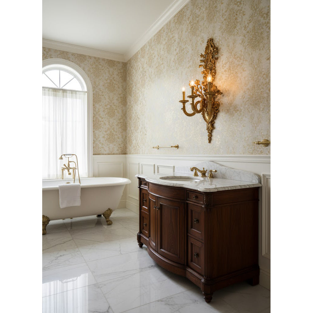 Blanche Brass Wall Lamp