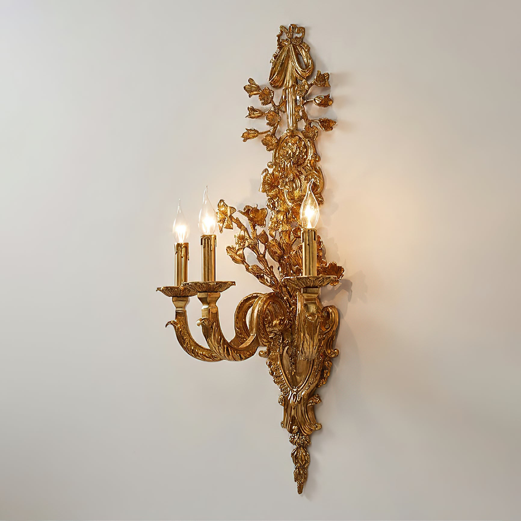 Blanche Brass Wall Lamp