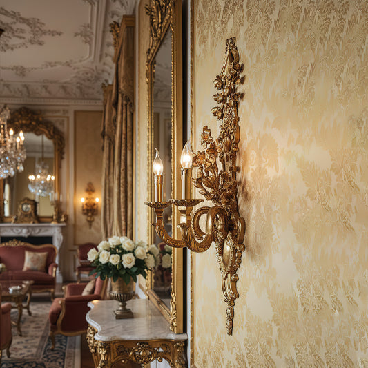 Blanche Brass Wall Lamp