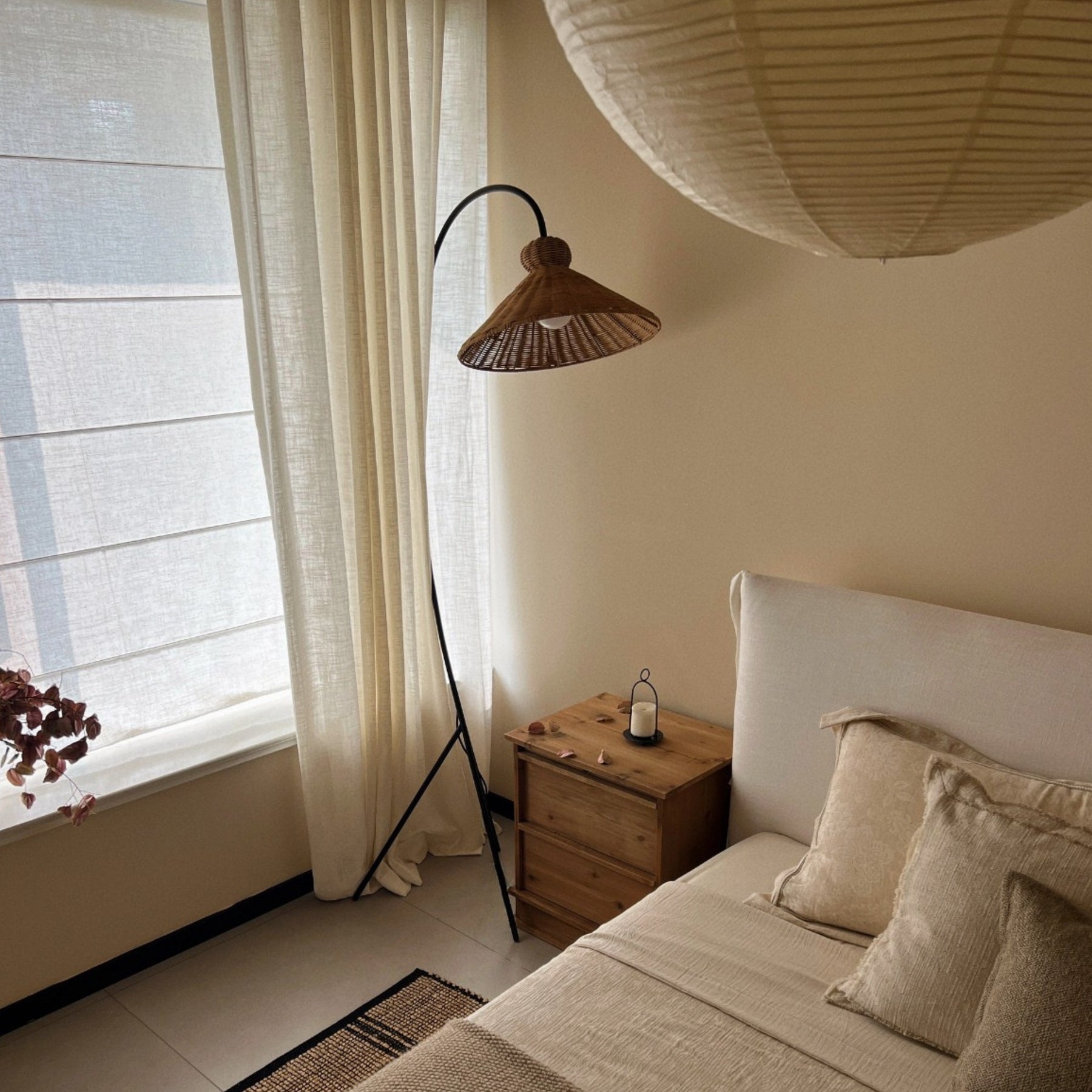 Boa Rattan Floor Lamp