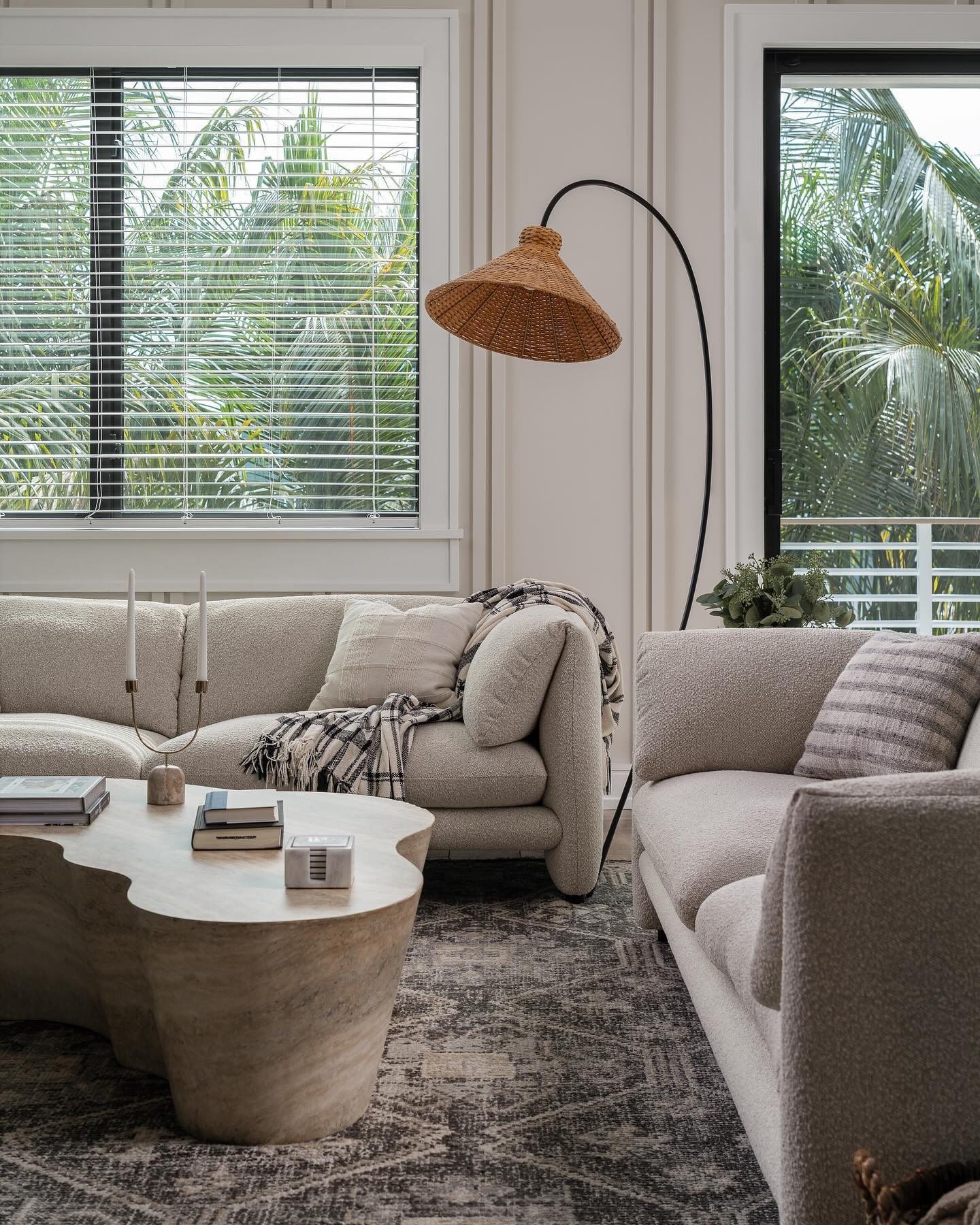 Boa Rattan Floor Lamp