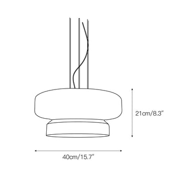 Bohemia Pendant Lamp – detail 3 — Dimension drawings 1