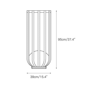 Bols Garden Outdoor Lamp – detail 4 — Dimension drawings 2