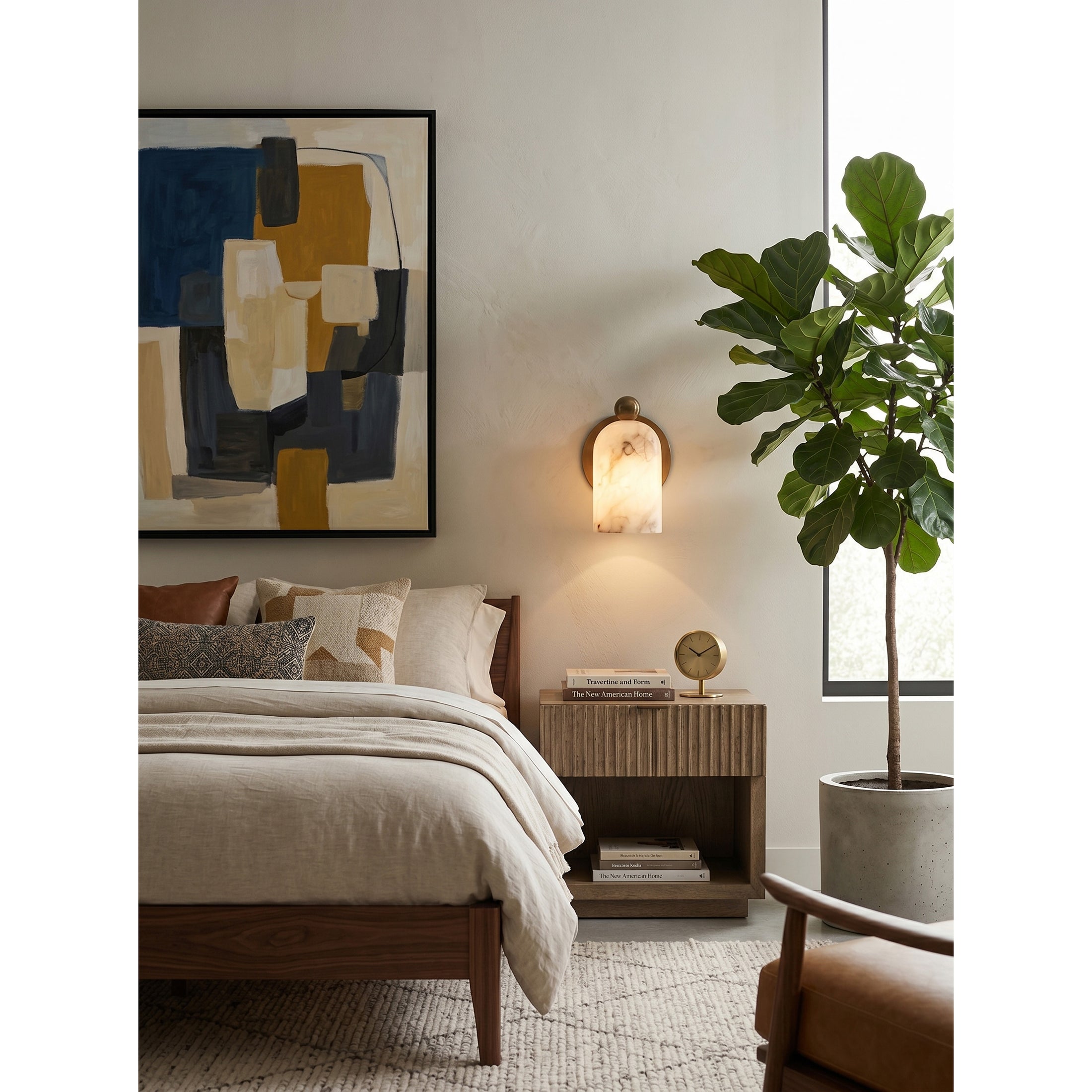 Bombelles Alabaster Wall Lamp