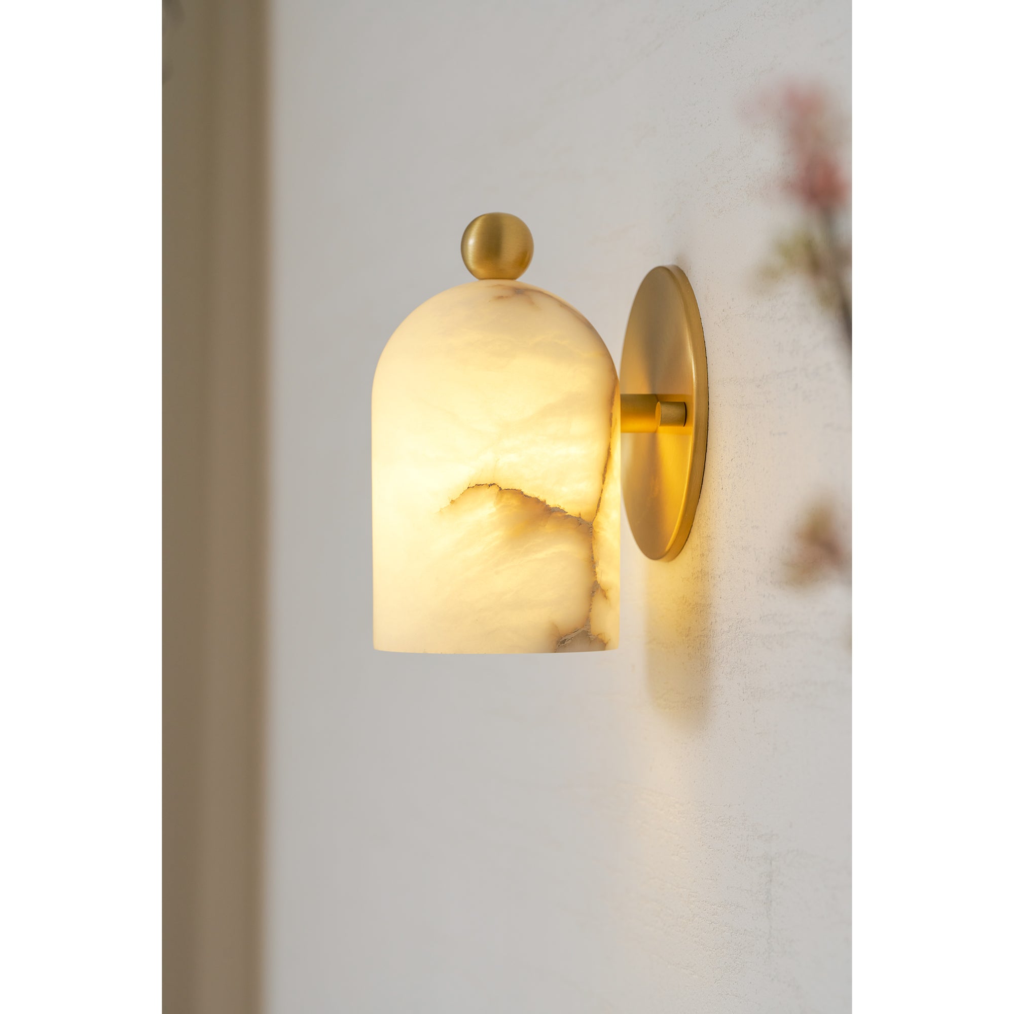 Bombelles Alabaster Wall Lamp