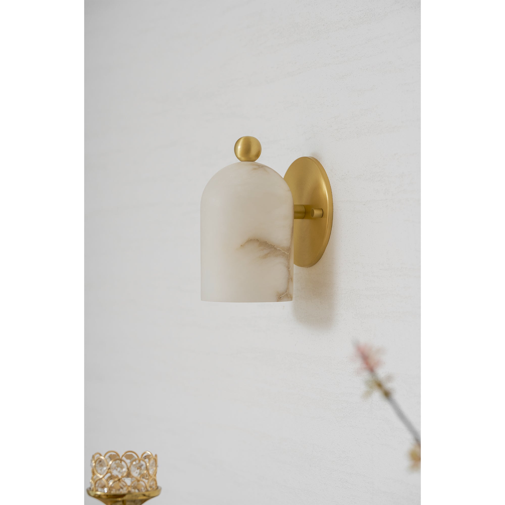 Bombelles Alabaster Wall Lamp