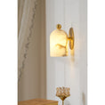 Load image into Gallery viewer, Bombelles Alabaster Wall Lamp
