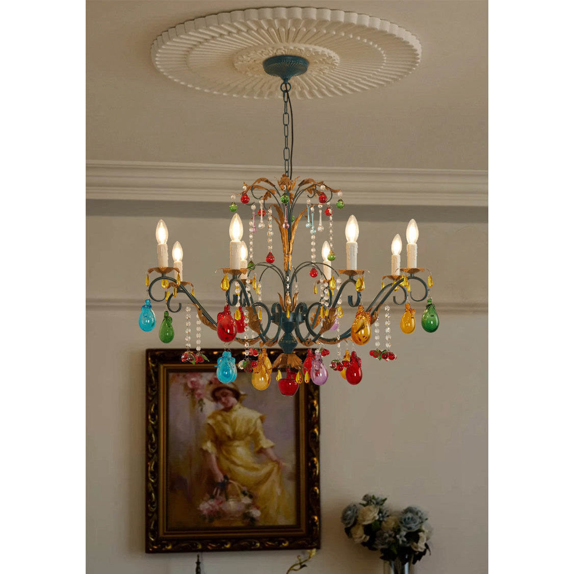 Bordeaux Fruits Chandelier