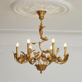 Load image into Gallery viewer, Borgia Brass Chandelier
