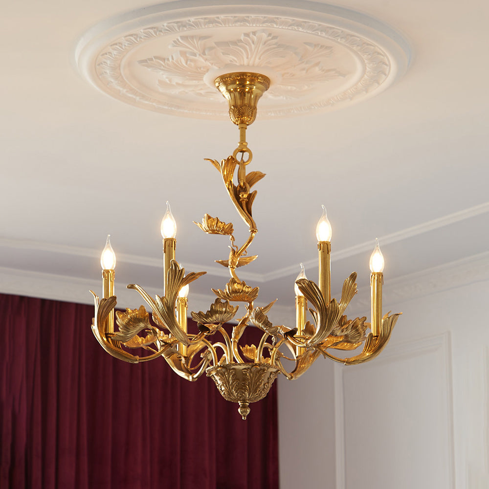 Borgia Brass Chandelier
