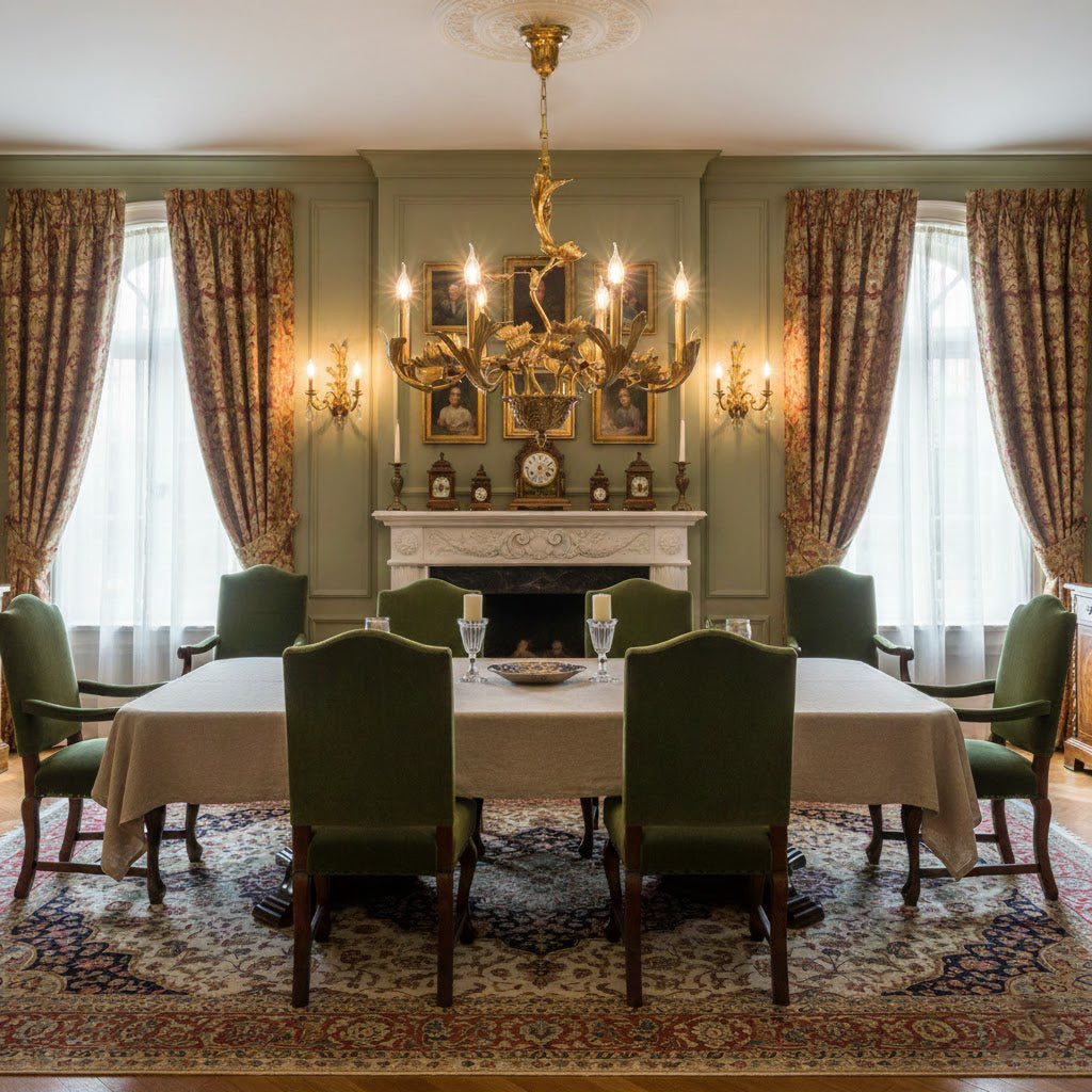 Borgia Brass Chandelier