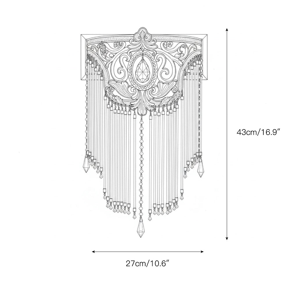 Bow Tie Crystal Wall Lamp