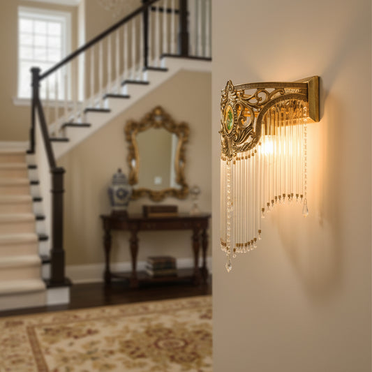 Bow Tie Crystal Wall Lamp