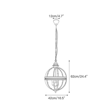 Braeden Pendant Light – detail 5 — Dimension drawings 1