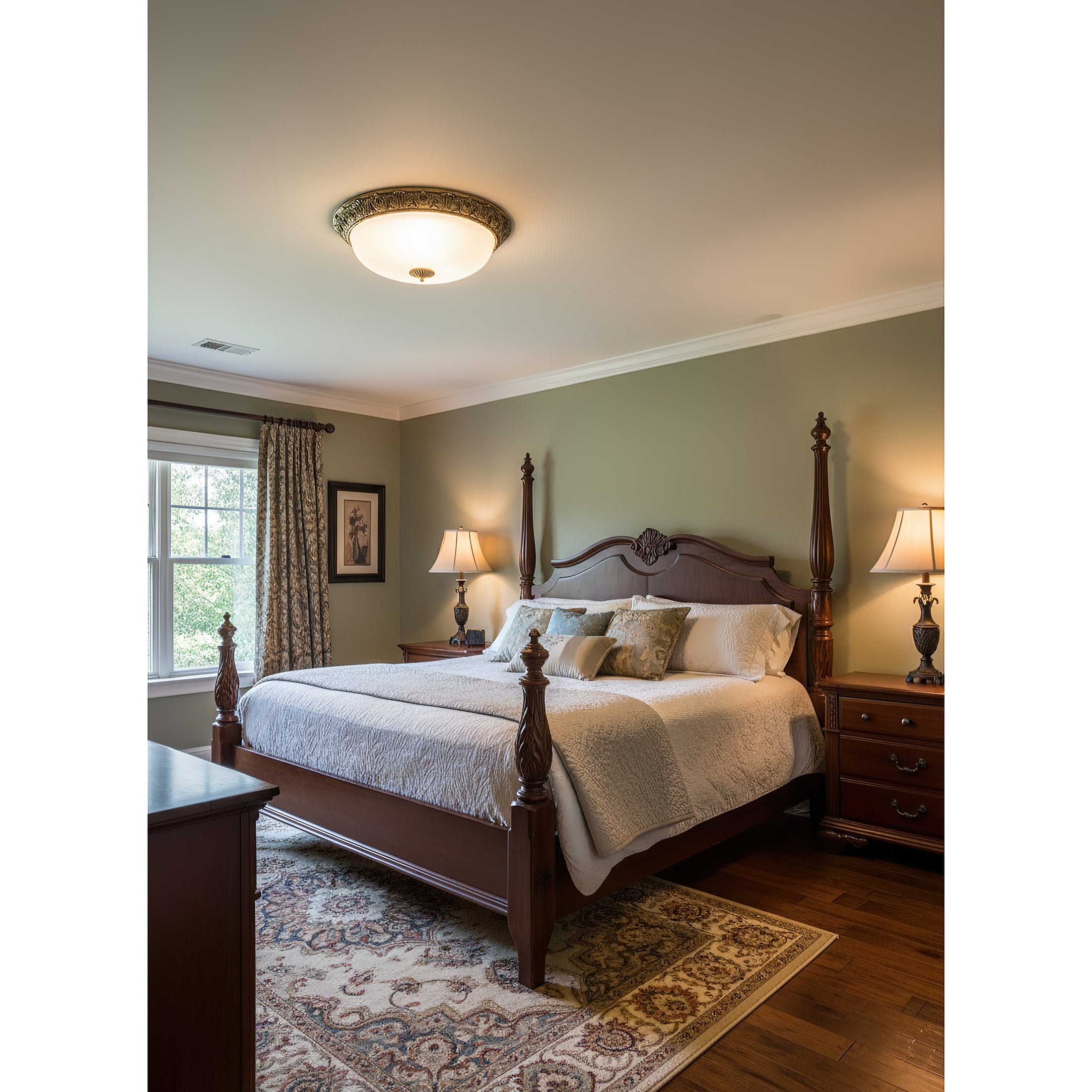 Brahm Flush Ceiling Lamp