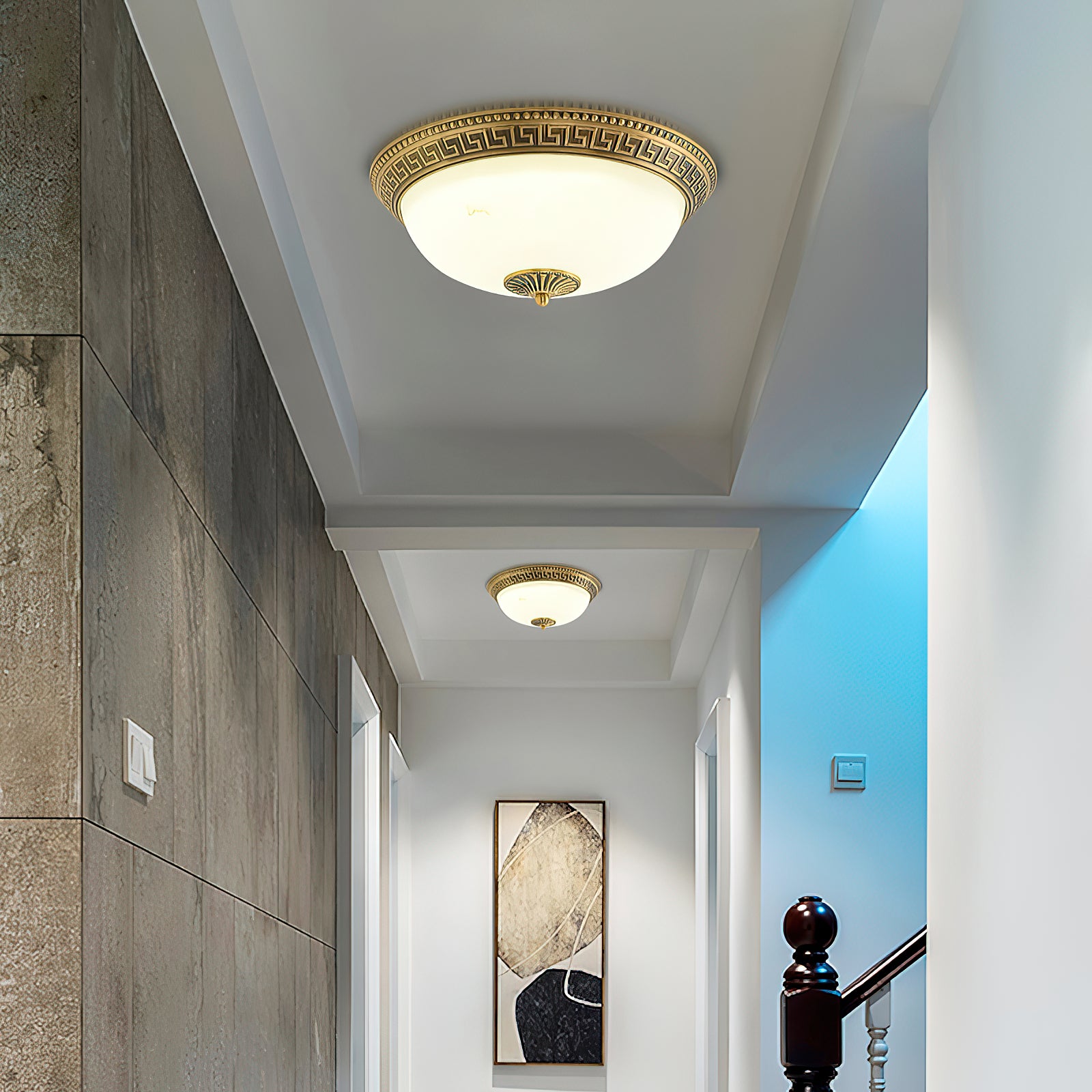 Brahm Flush Ceiling Lamp