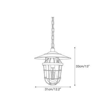 Bramwell Pendant Lamp – detail 3 — Dimension drawings 1
