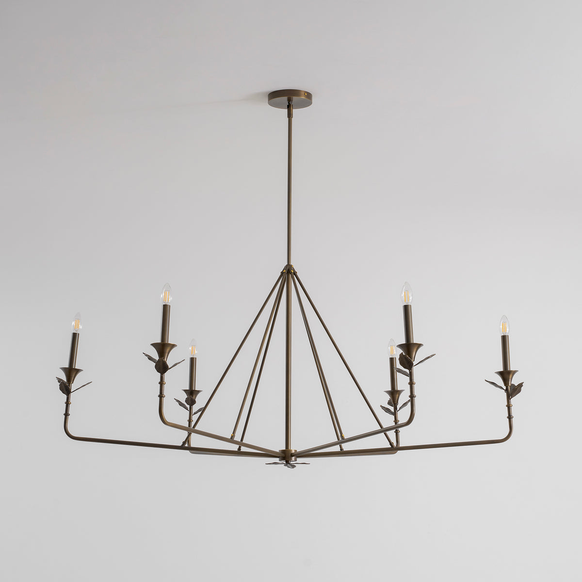Branching Leaf Chandelier