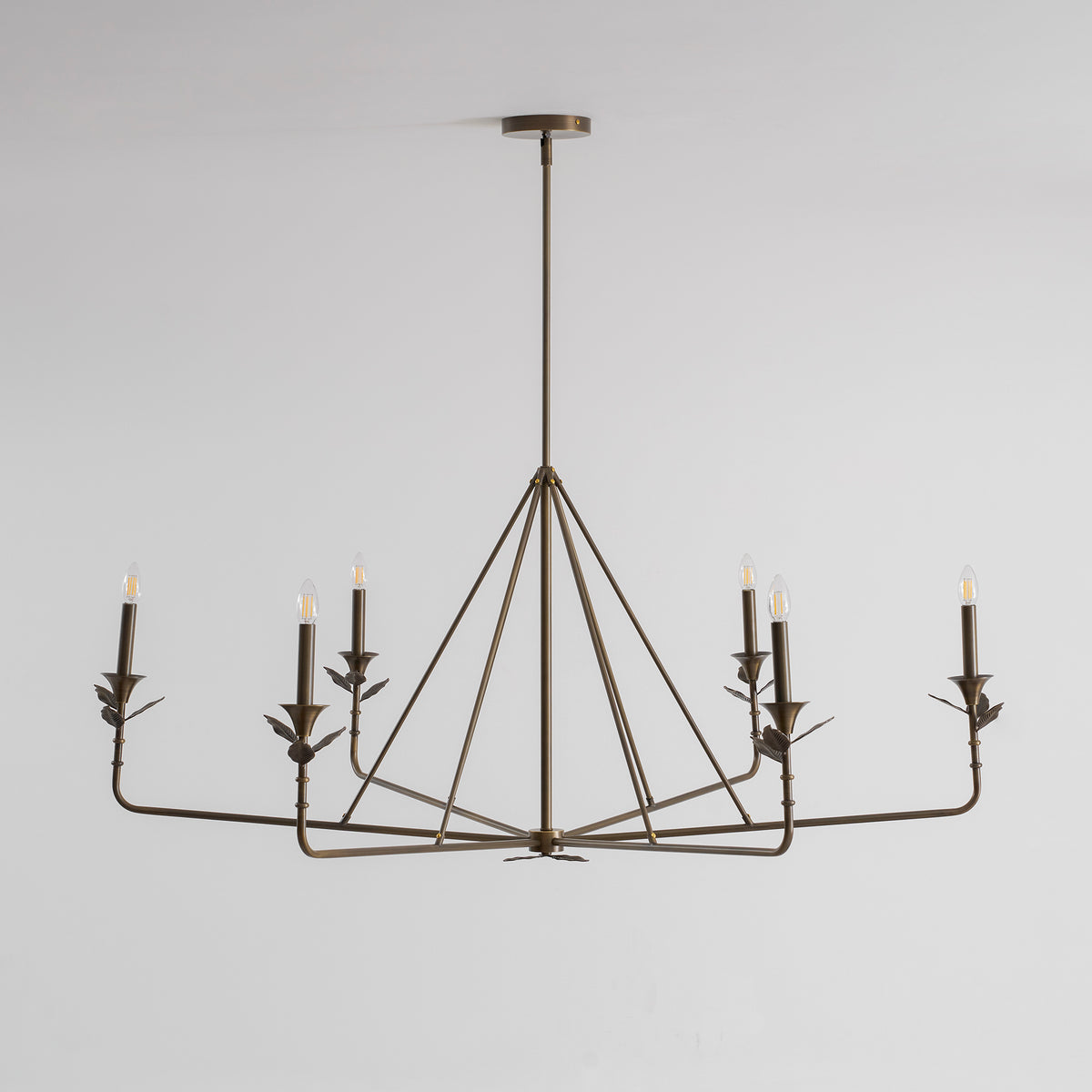 Branching Leaf Chandelier