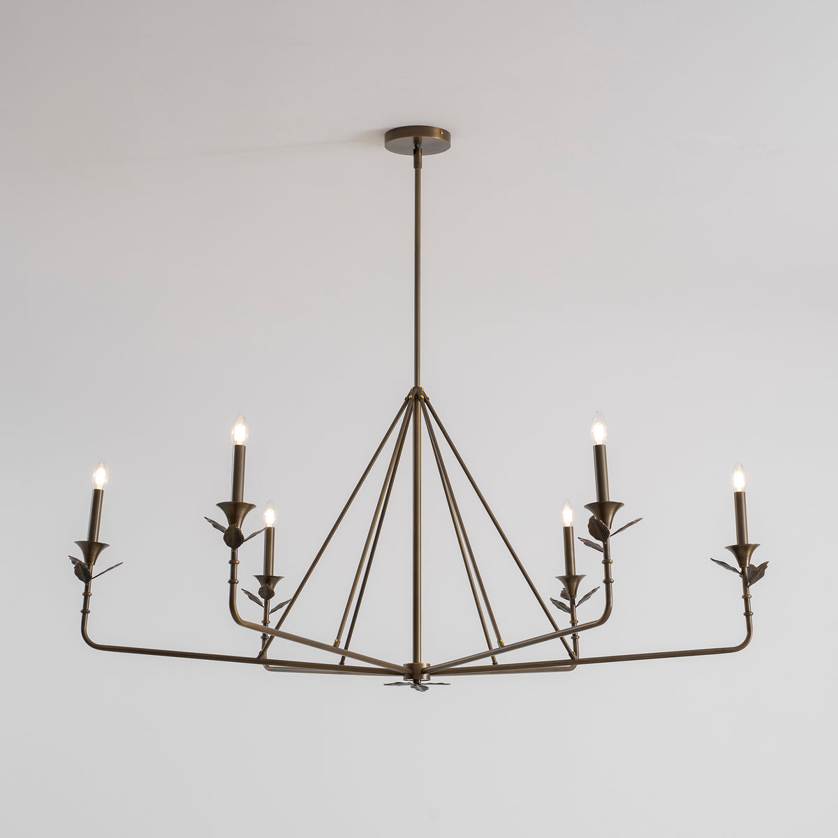 Branching Leaf Chandelier