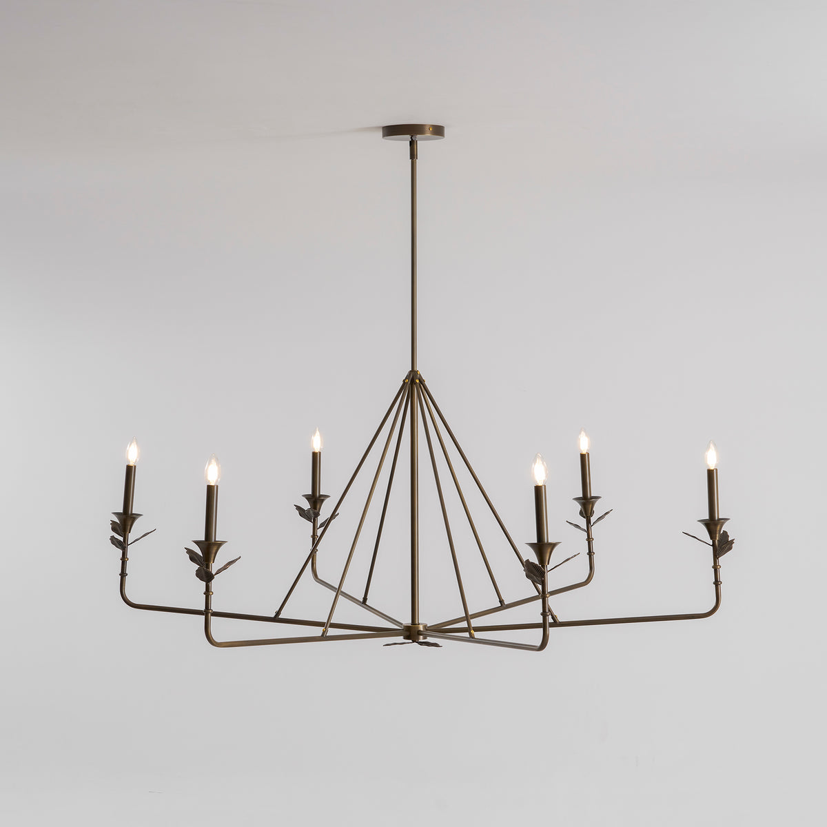 Branching Leaf Chandelier