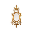 Load image into Gallery viewer, Brass Carved Mirror Wall Lamp
