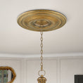 Load image into Gallery viewer, Brass Ceiling Canopy Medallion
