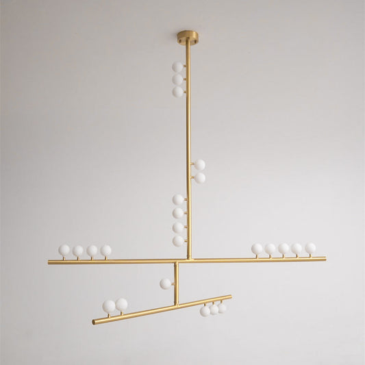 Brass Drop System Chandelier – detail 36