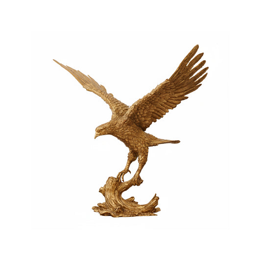 Brass Eagle Sculpture