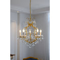 Load image into Gallery viewer, Brass Scrolls Chandelier
