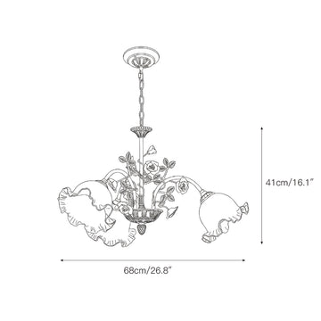 Brazell Chandelier – detail 3 — Dimension drawings 1
