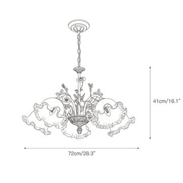 Brazell Chandelier – detail 4 — Dimension drawings 2