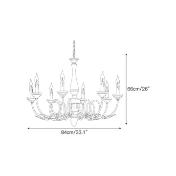 Briarford Chandelier – detail 4 — Dimension drawings 2
