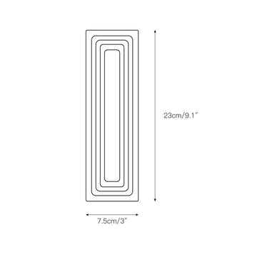 Bricks Wall Lamp – detail 3 — Dimension drawings 1