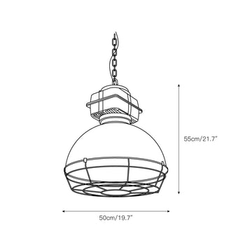 Brilliant Anouk Pendant Light – detail 6 — Dimension drawings 3