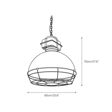 Brilliant Anouk Pendant Light – detail 7 — Dimension drawings 4
