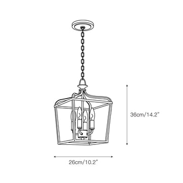 Brio Crystal Chandelier – detail 6 — Dimension drawings 4