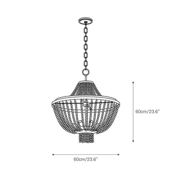 Brisbane Chandelier – detail 3 — Dimension drawings 1