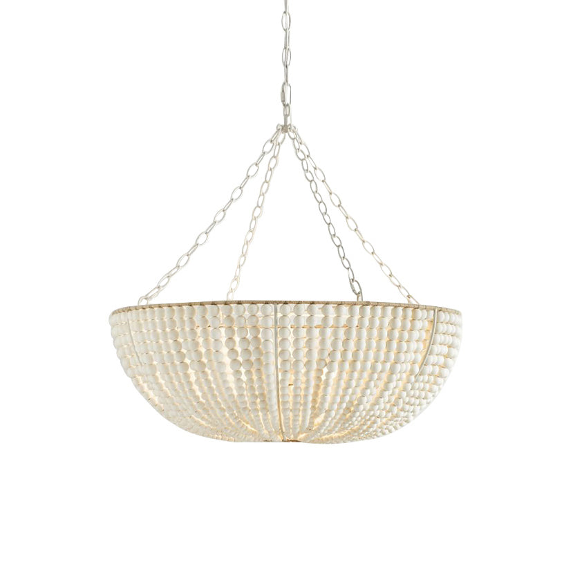 Bristol Wood Bead Chandelier – Radilum