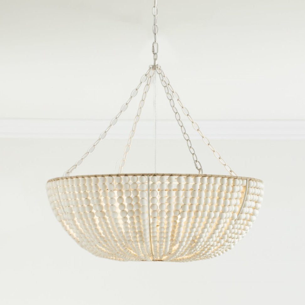 Lustre en perles de bois Bristol