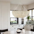 Bild in Galerie-Betrachter laden, Bristol Wood Bead Chandelier
