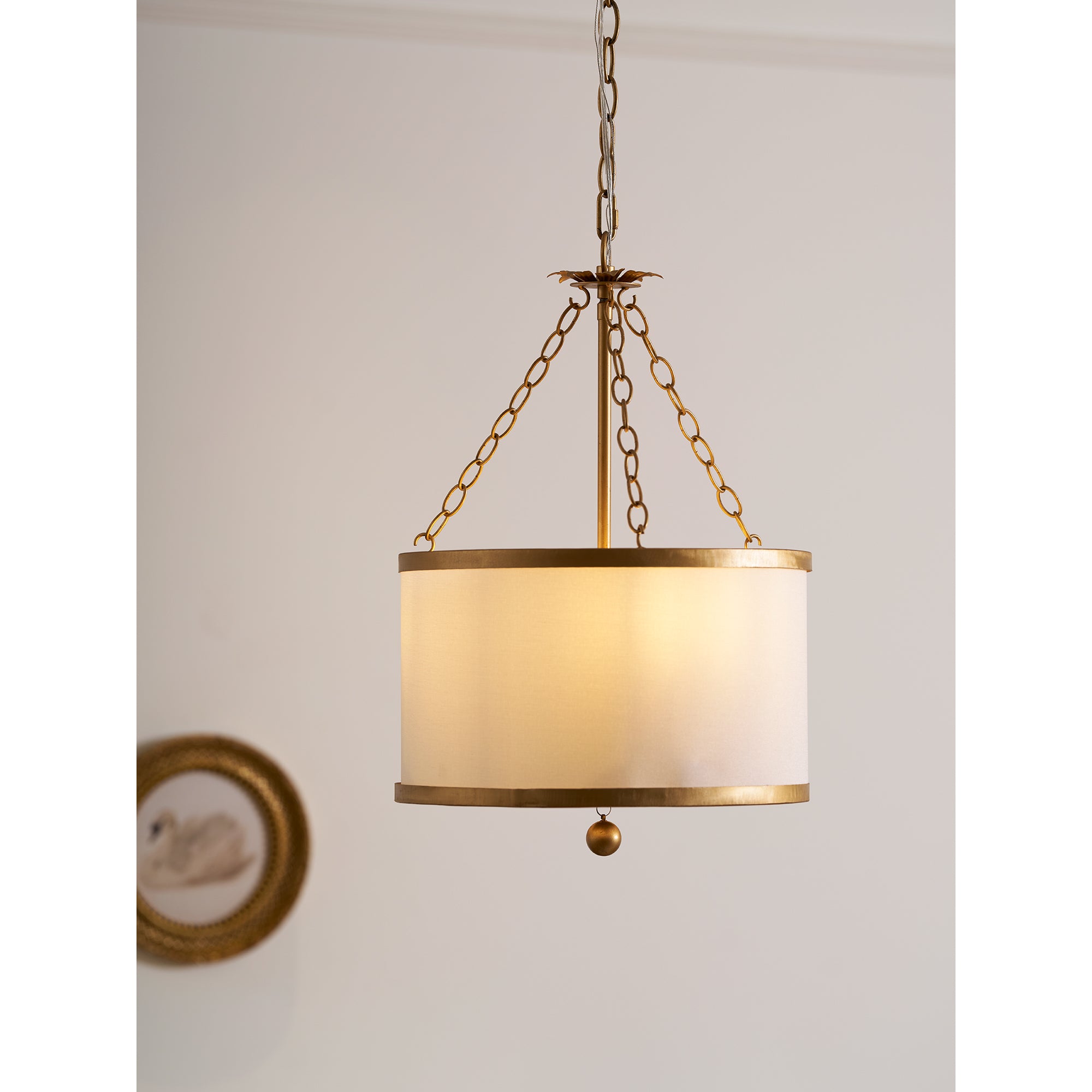 Broche Drum Pendant Lamp