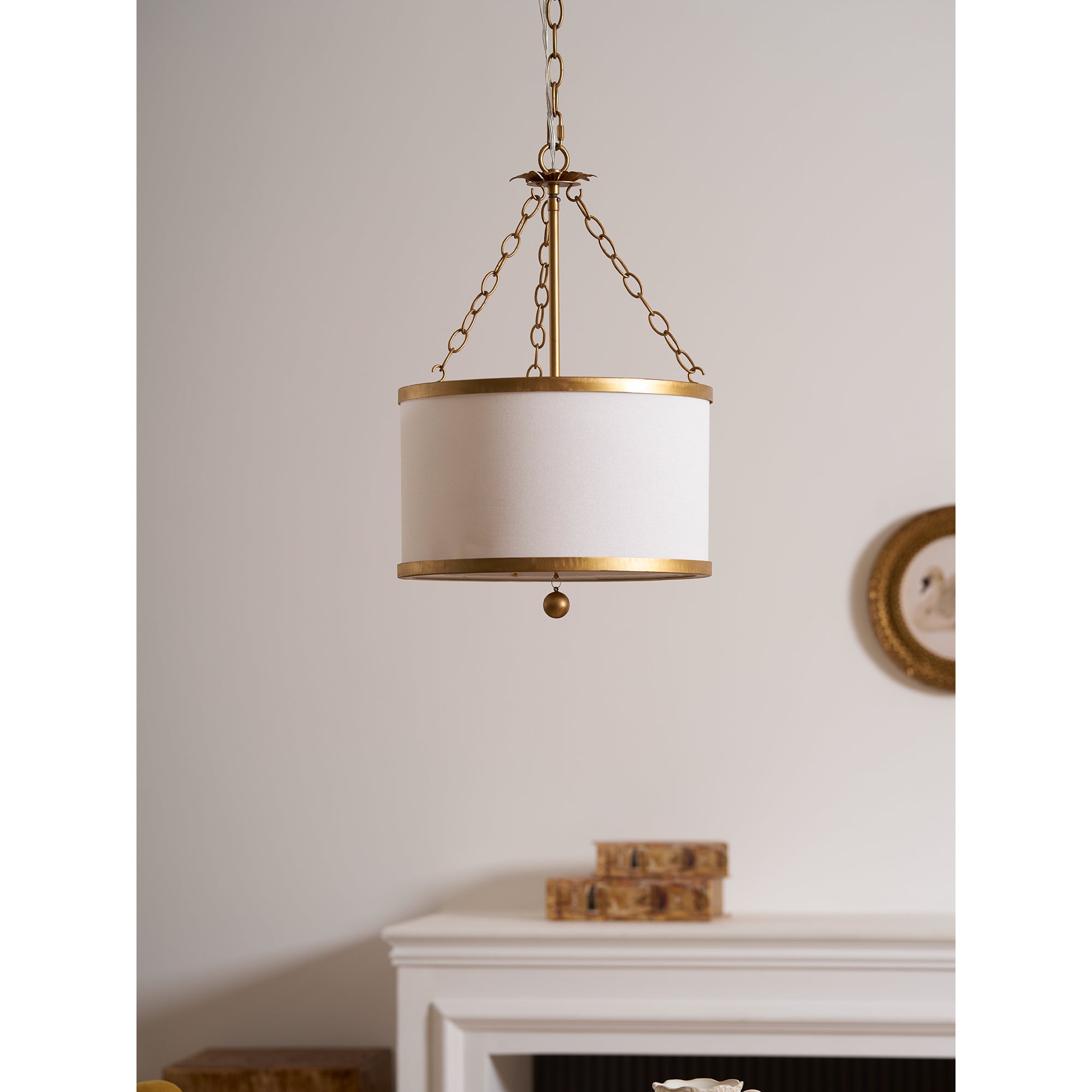 Broche Drum Pendant Lamp