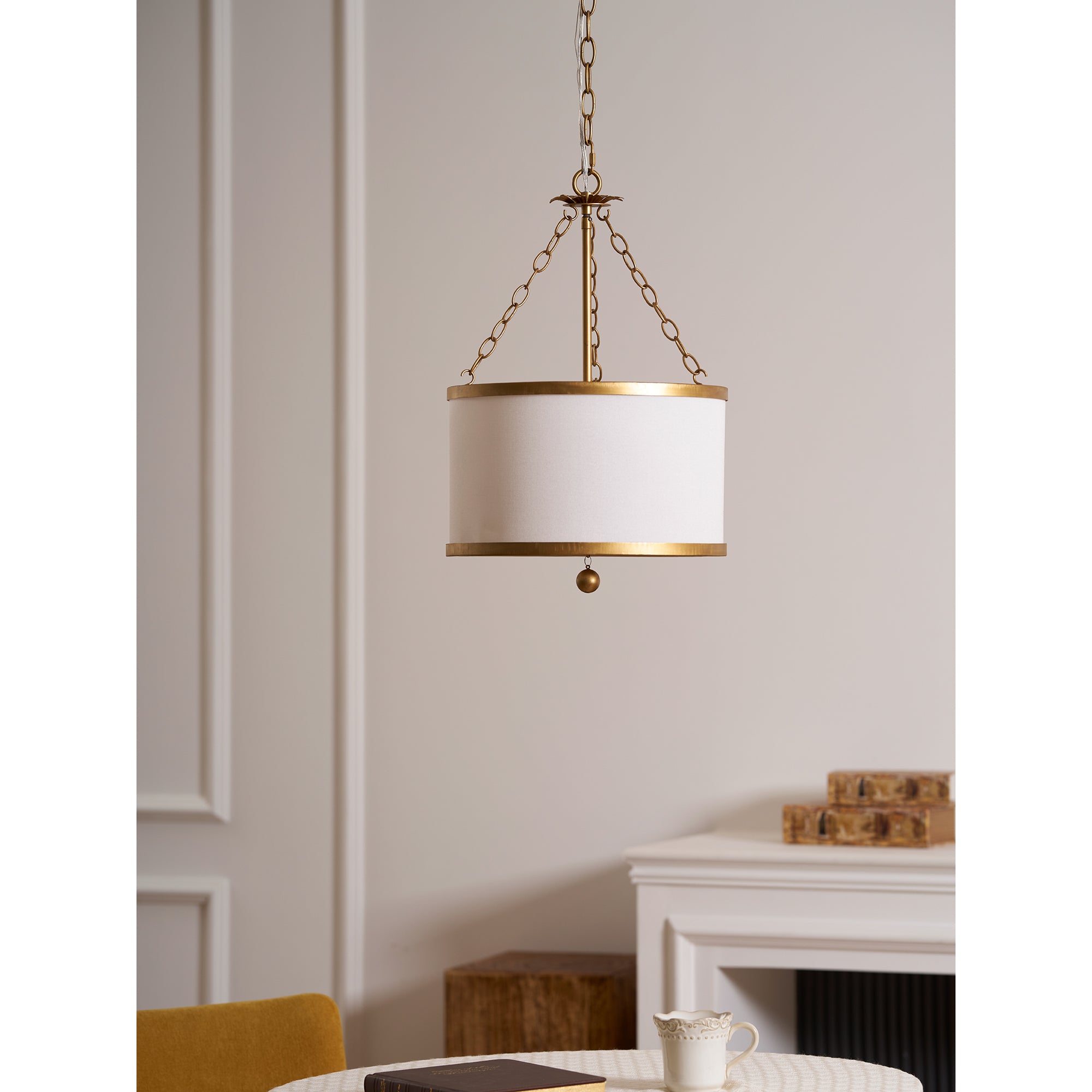 Broche Drum Pendant Lamp