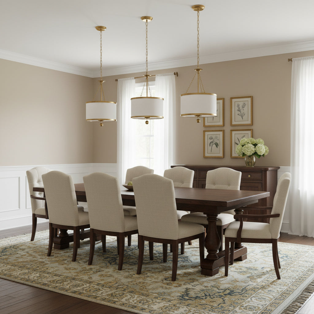 Broche Drum Pendant Lamp