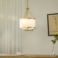 Load image into Gallery viewer, Broche Drum Pendant Lamp
